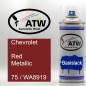 Preview: Chevrolet, Red Metallic, 75 / WA8919: 400ml Sprühdose, von ATW Autoteile West.